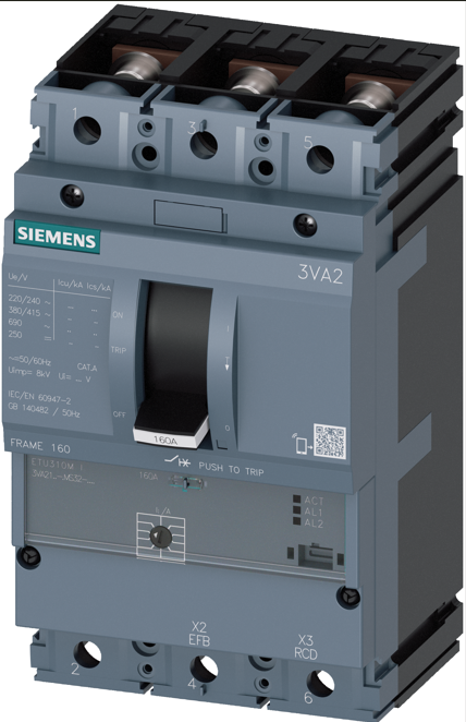 SENTRON 3VA 塑壳断路器（MCCB）